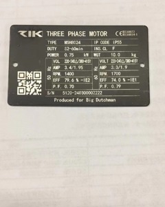 Mot-g 0.75 230/400 3 50 21.6r shaft 35x56 Drive MPF ZY